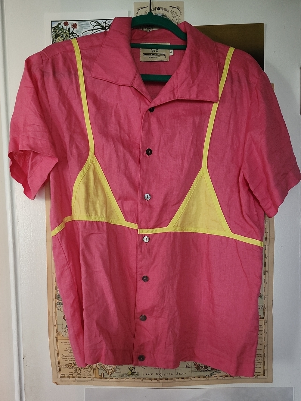 Fashion Brand Company Bikini Bod Linen Shirt